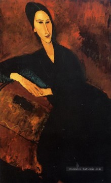 portrait Tableau Peinture - portrait d’anna zborowska 1917 Amedeo Modigliani